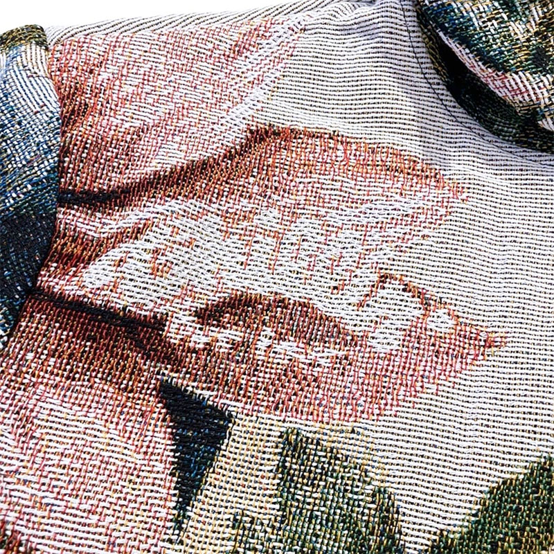 FLOWER TAPESTRY HOODIE -MULTI-