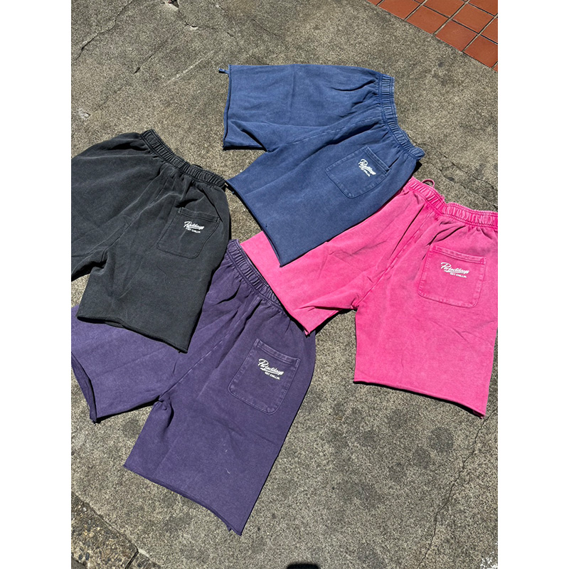 NY BUTTERFLY PIGMENT SWEAT SHORTS -4.COLOR-