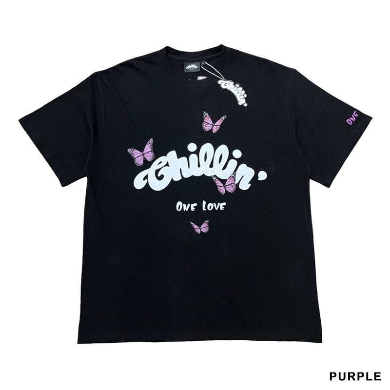 BIG LOGO BUTTERFLY TEE -3.COLOR-