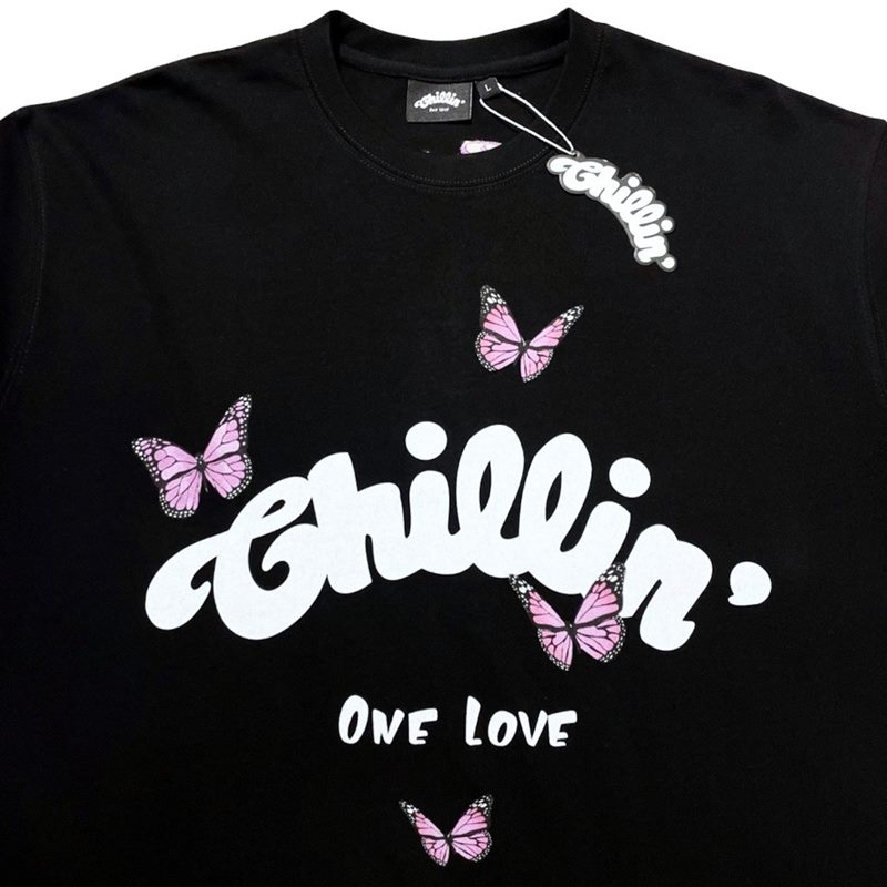 BIG LOGO BUTTERFLY TEE -3.COLOR-