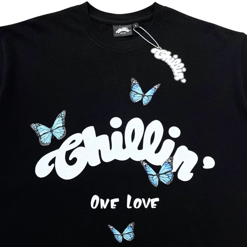 BIG LOGO BUTTERFLY TEE -3.COLOR-