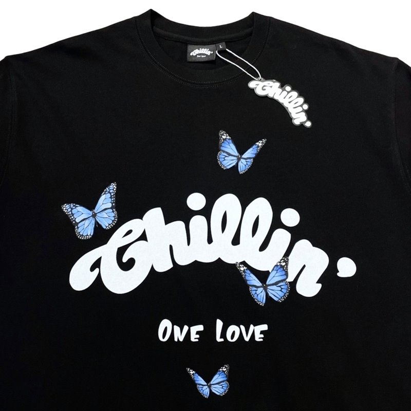 BIG LOGO BUTTERFLY TEE -3.COLOR-