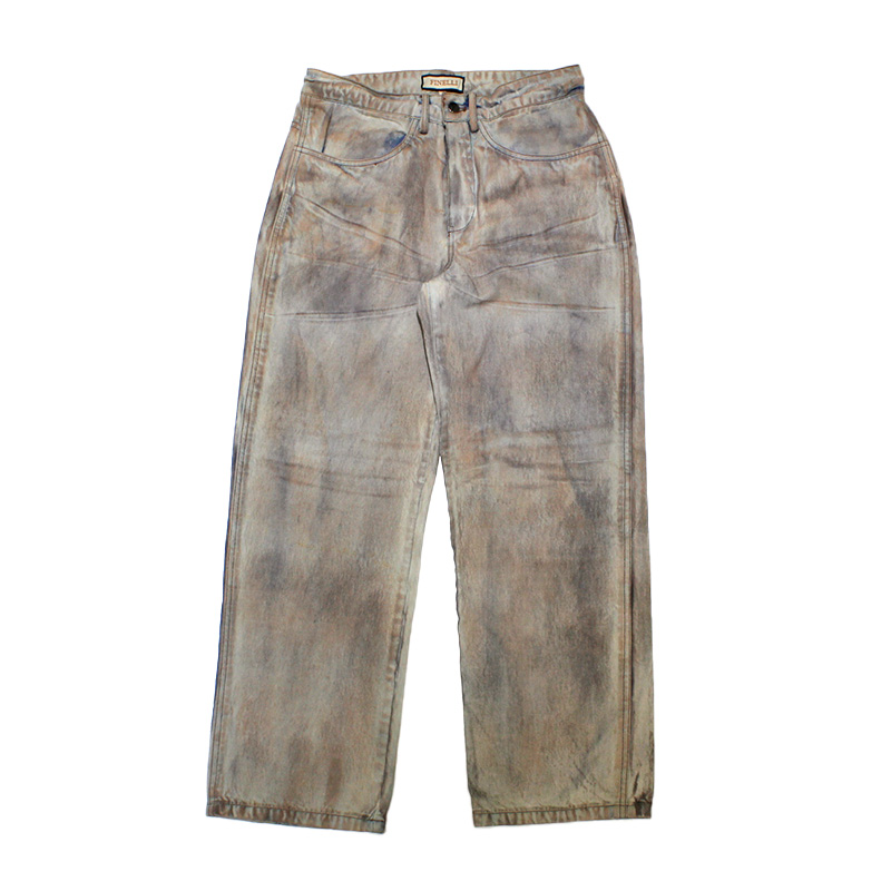 MUD WASH PANTS -KHAKI-
