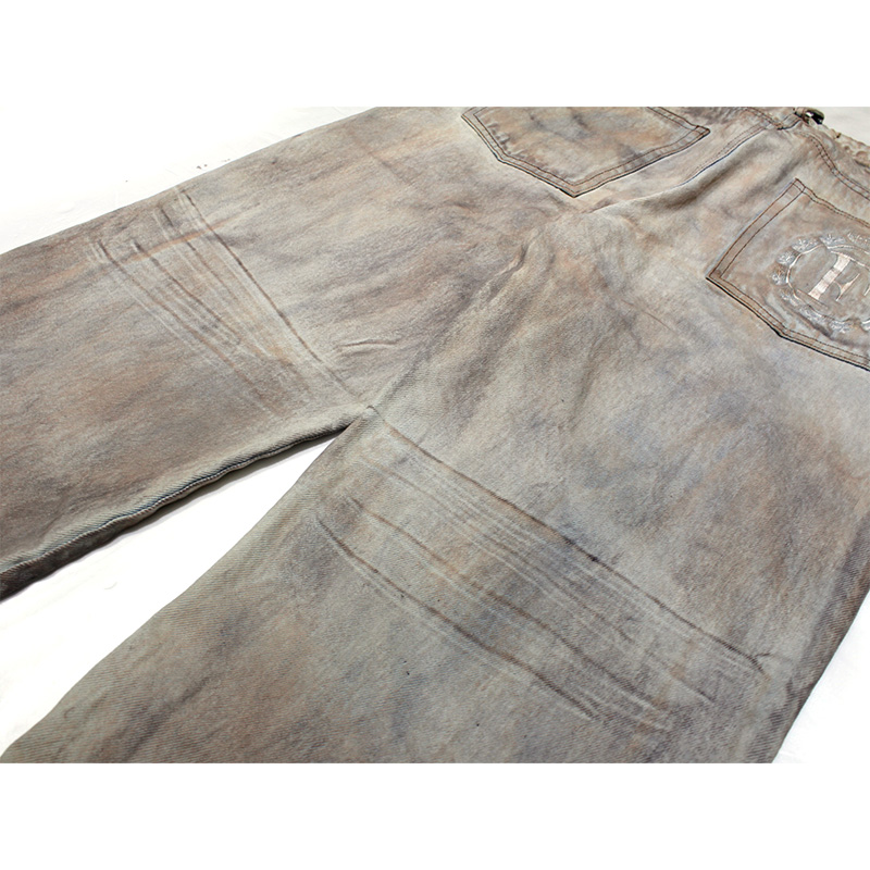 MUD WASH PANTS -KHAKI-