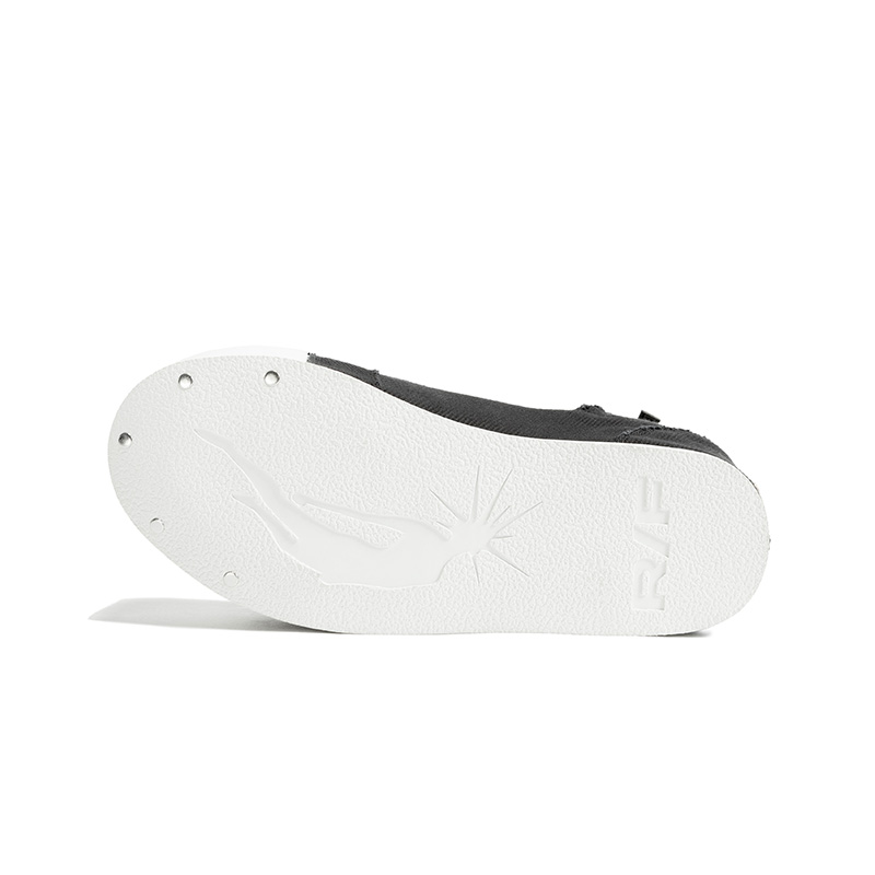 CHAOS NOISE CANVAS BOOTS -BLACK/WHITE-