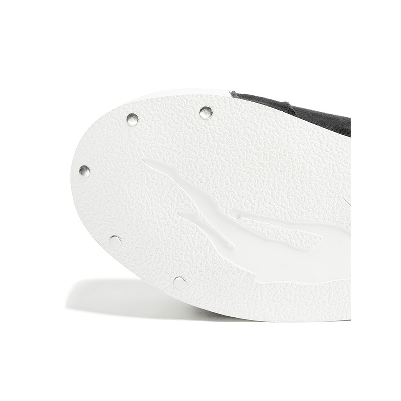 CHAOS NOISE CANVAS BOOTS -BLACK/WHITE-