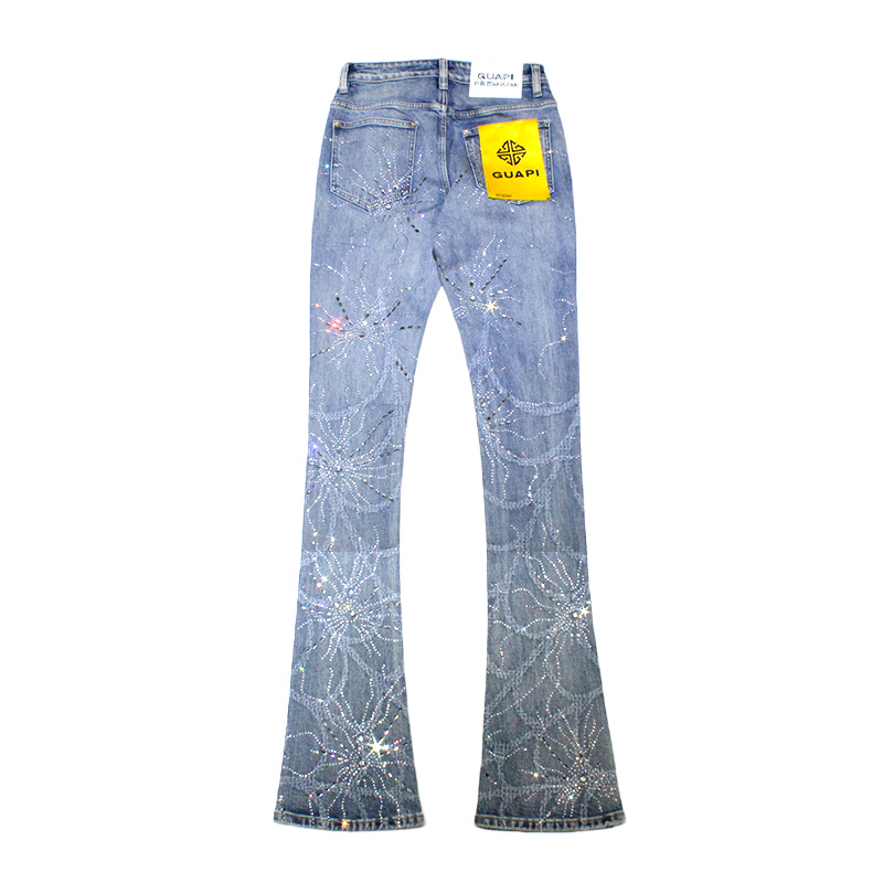STEEL BLUE SPIDER DENIM -LT.BLUE-