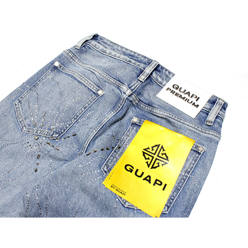 STEEL BLUE SPIDER DENIM -LT.BLUE-