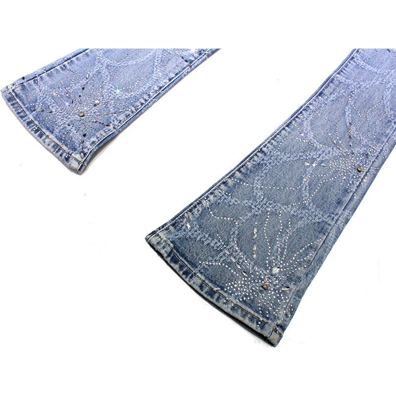 STEEL BLUE SPIDER DENIM -LT.BLUE-