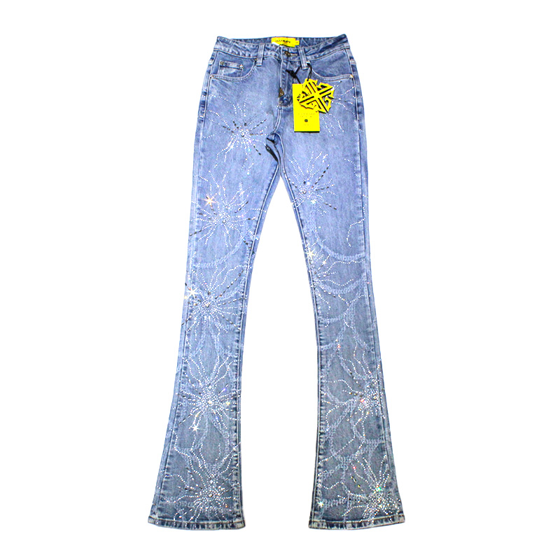 STEEL BLUE SPIDER DENIM -LT.BLUE-