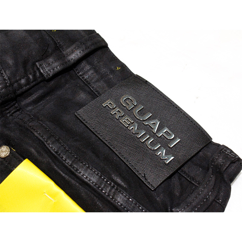 WAXED CALLIGRAPHY DENIM -BLACK-