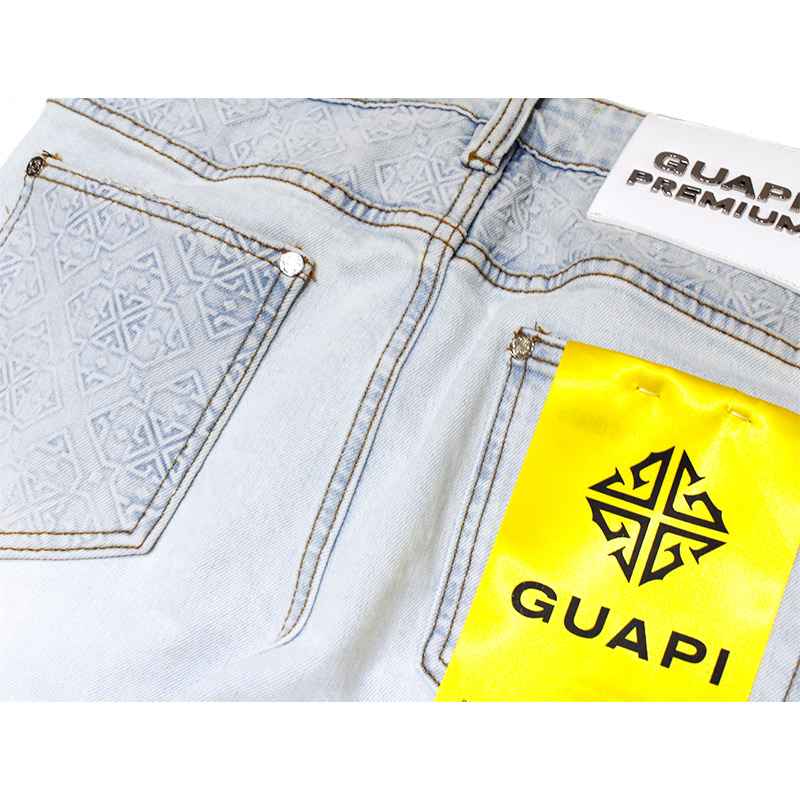 AQUA BLUE BASICS STACKED DENIM -LTBLUE-