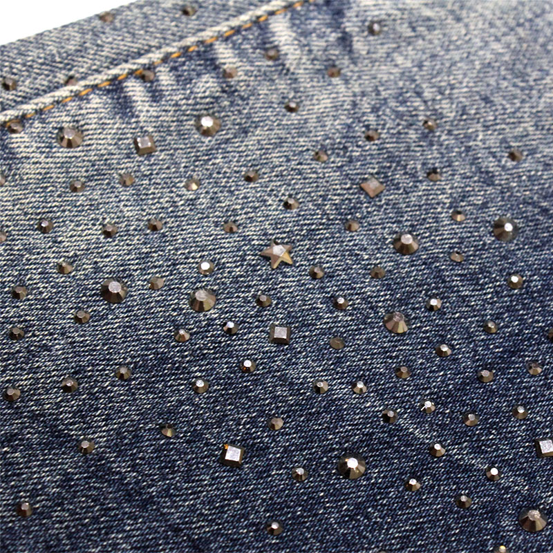 ACID BLUE STARRY SKY DENIM -BLUE-