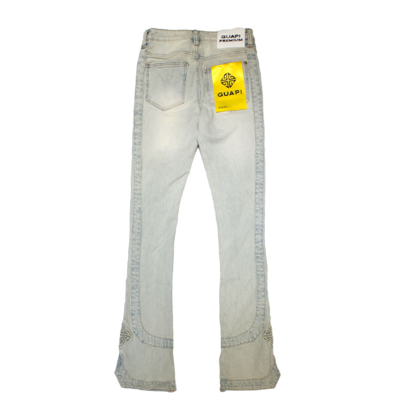 VINTAGE BLUE STRIPES DENIM -W.INDIGO-