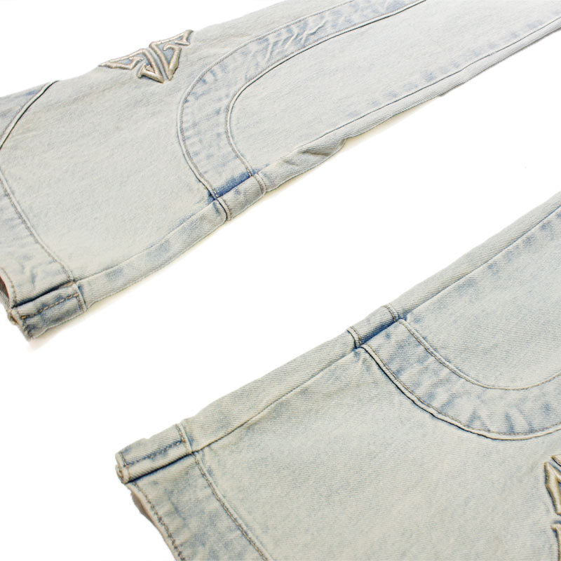 VINTAGE BLUE STRIPES DENIM -W.INDIGO-