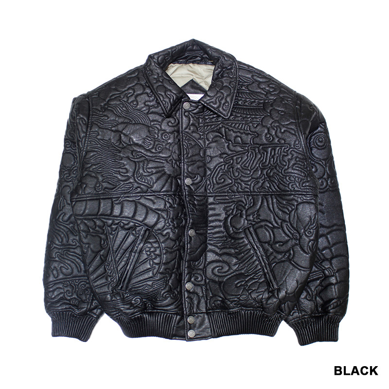 SAMPANS PU LEATHER JACKET -2.COLOR-