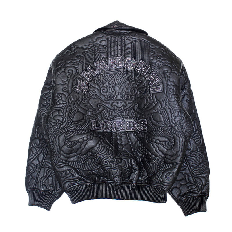 SAMPANS PU LEATHER JACKET -2.COLOR-