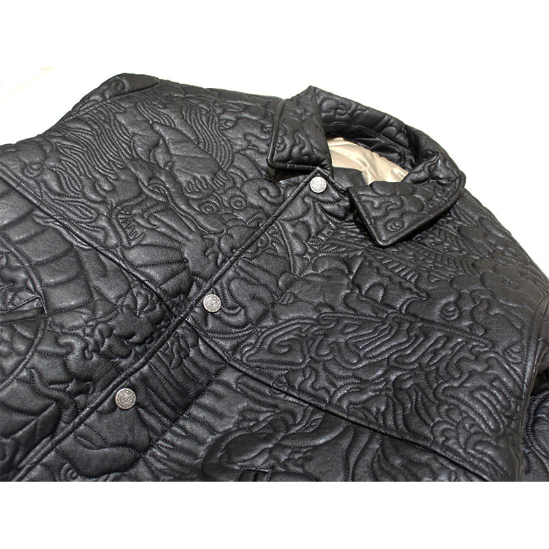 SAMPANS PU LEATHER JACKET -2.COLOR-
