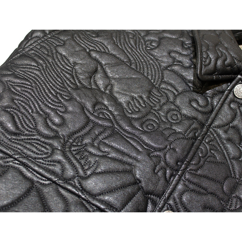SAMPANS PU LEATHER JACKET -2.COLOR-