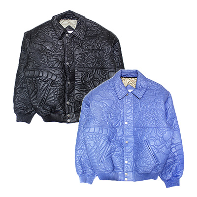 SAMPANS PU LEATHER JACKET -2.COLOR-
