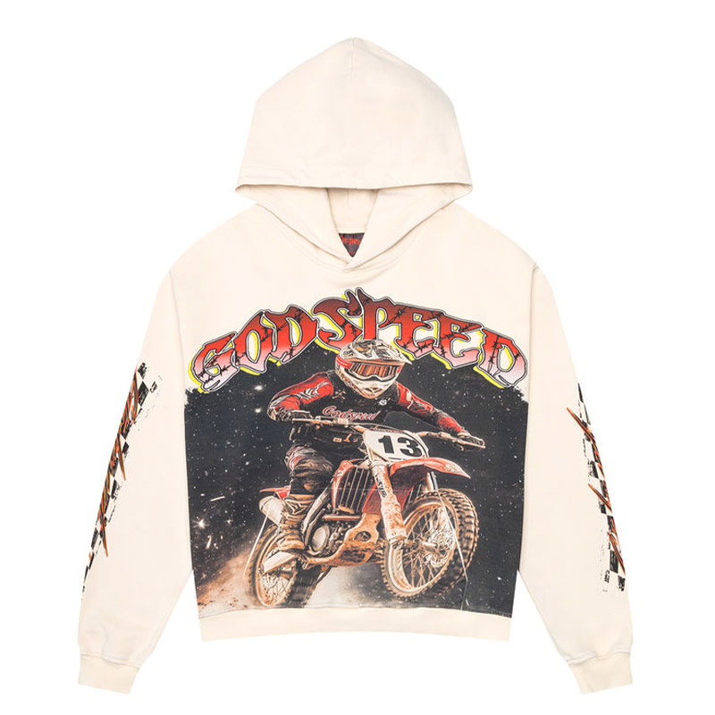 MOTOCROSS HOODIE -OFF WHITE-