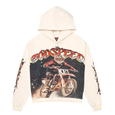 MOTOCROSS HOODIE -OFF WHITE-