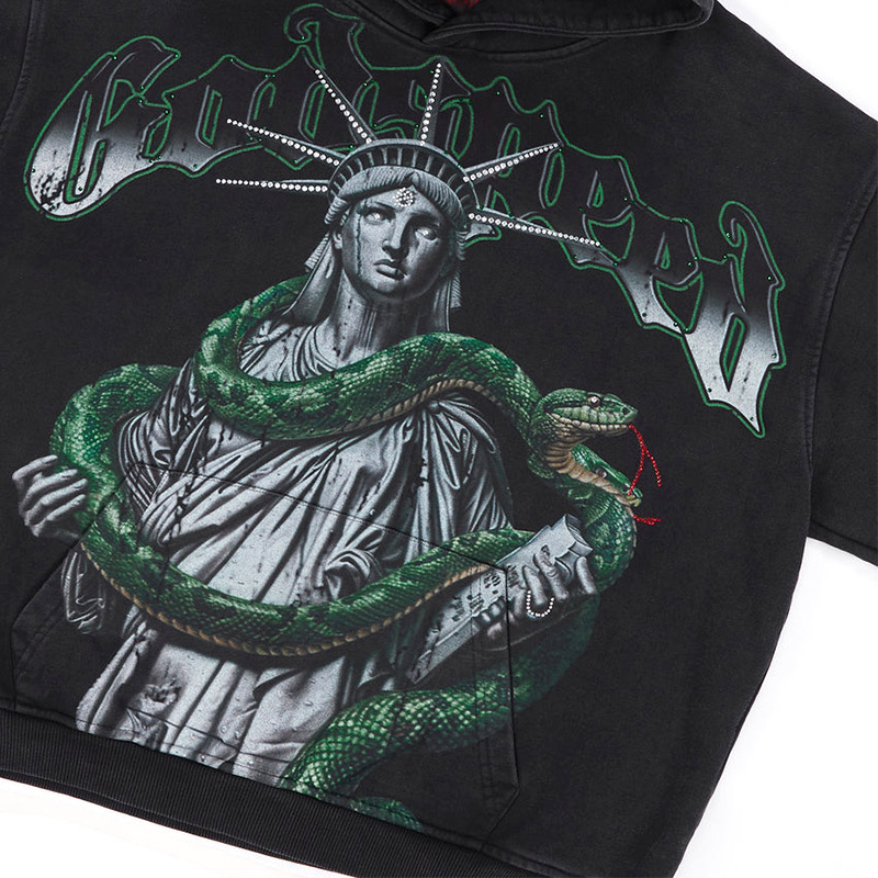 TOP 5 SLIZZY VVS HOODIE -BLACK-