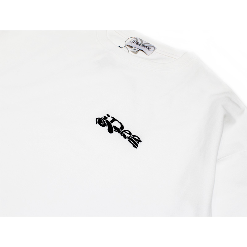 OUROBOROS SMALL LOGO TEE -WHITE-