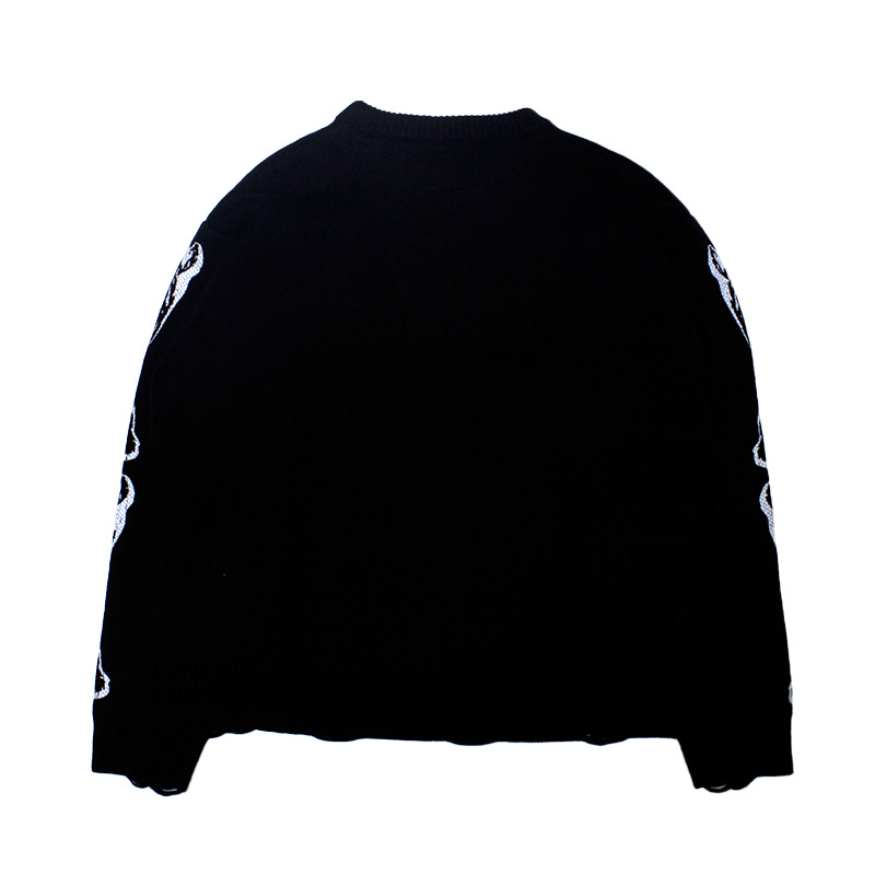 LAZARUS VINTAGE KNIT -BLACK-