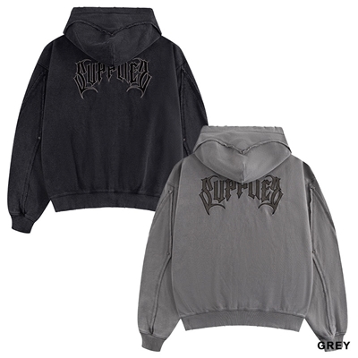 SWITCHING PIERCER ZIP HOODIE -2.COLOR-