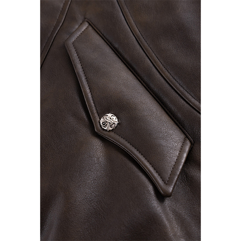 FAUX FUR HOODED BOMBER JACKET -2.COLOR-