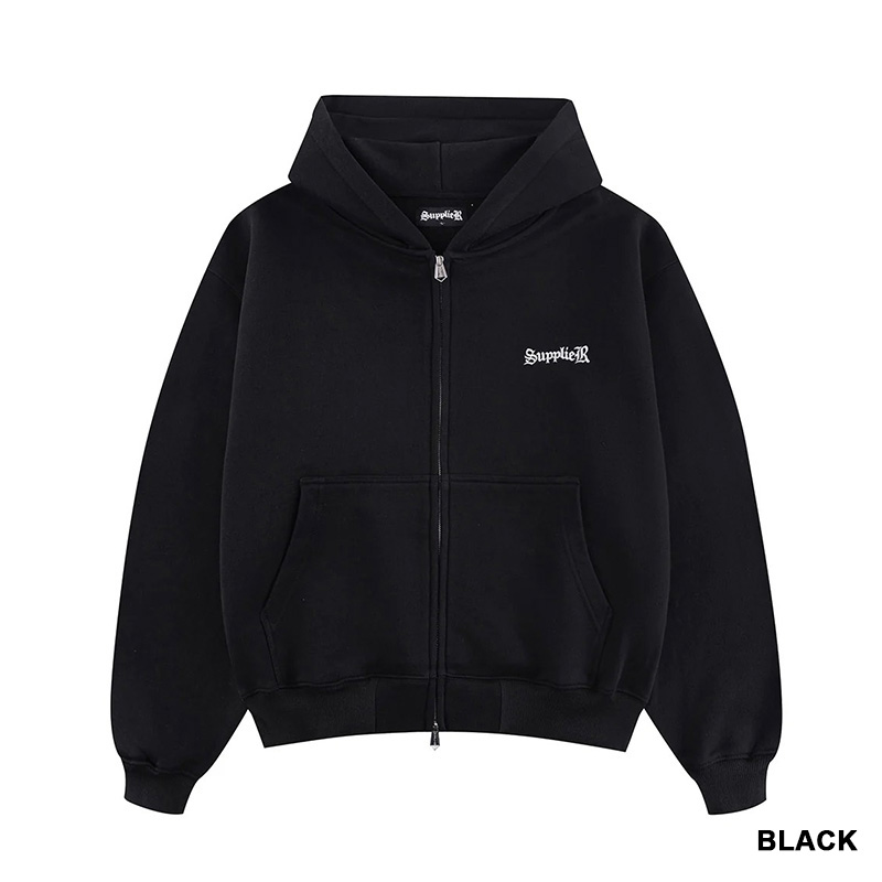CROSS ZIP HOODIE(New Silhouette) -2.COLOR-