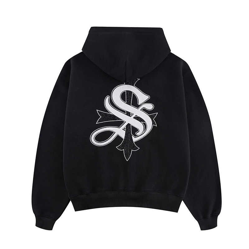 CROSS ZIP HOODIE(New Silhouette) -2.COLOR-