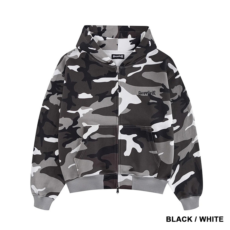 CROSS ZIP HOODIE(New Silhouette) -2.COLOR-