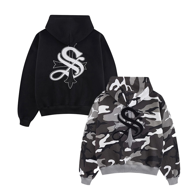 CROSS ZIP HOODIE(New Silhouette) -2.COLOR-