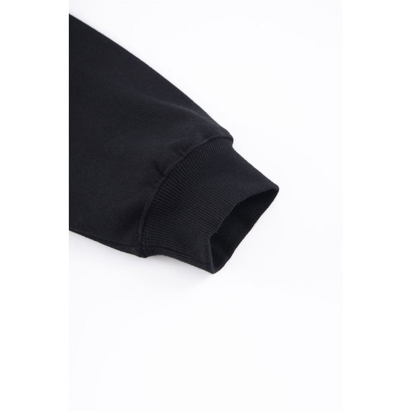 SMOKE CROSS HOODIE -BLACK-