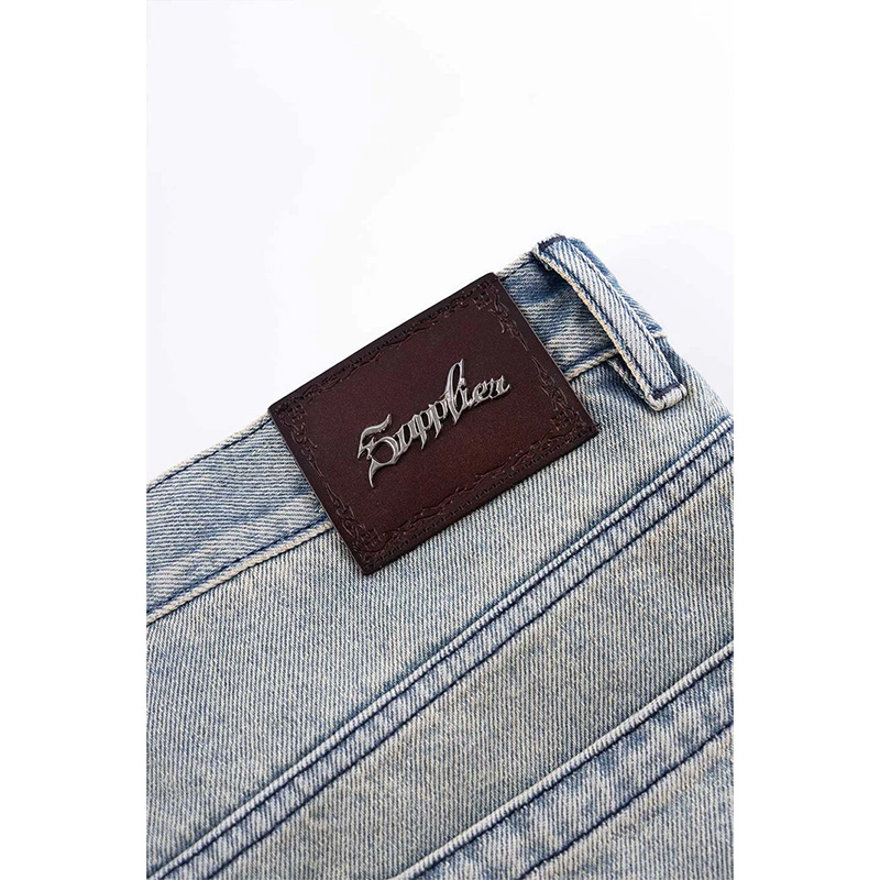 TRIBAL RHINESTONE DENIM SHORTS -2.COLOR-