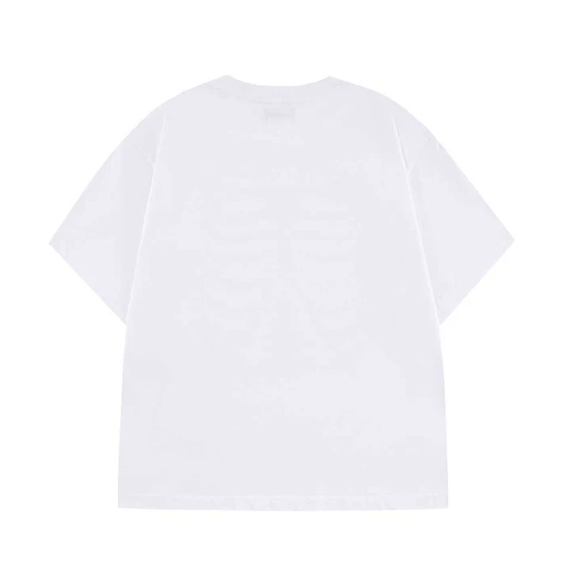 RHINESTONE FIRE BONE TEE -2.COLOR-