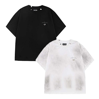 DISSTRESSED PIERCE TEE -2.COLOR-