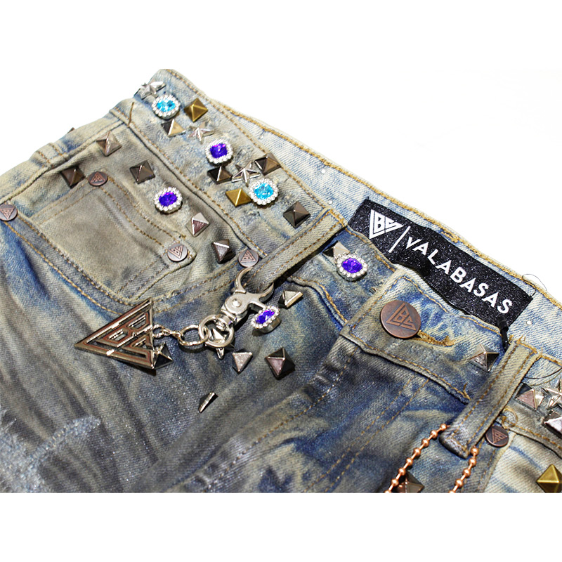 DIRTY VINTAGE STACKED -USED INDIGO-