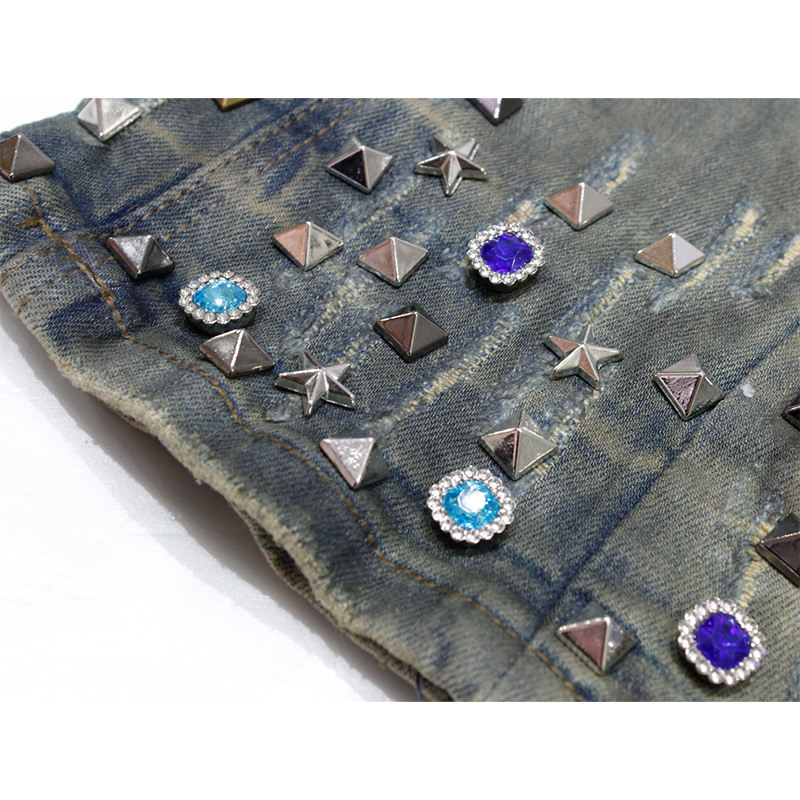 DIRTY VINTAGE STACKED -USED INDIGO-