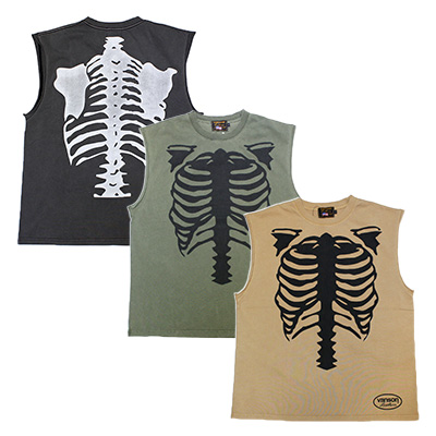 NO SLEEVE TEE -3.COLOR-