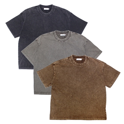 BOXY PIGMENT SS TEE -3.COLOR-
