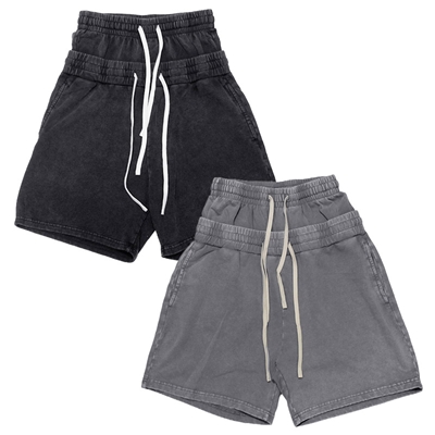 DOUBLE WAIST SHORTS -2.COLOR-