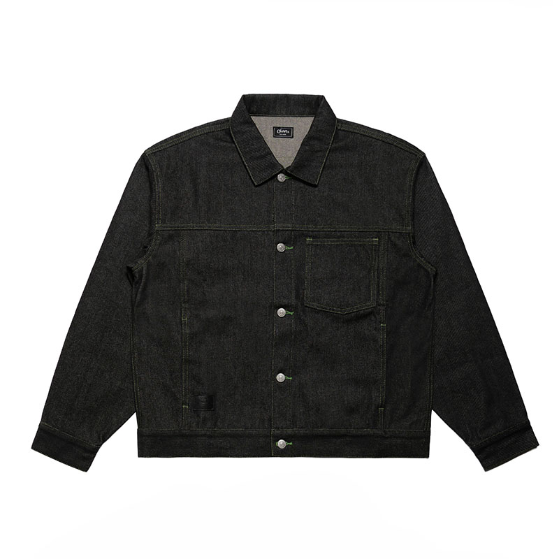 (R) DENIM JACKET -BLACK-