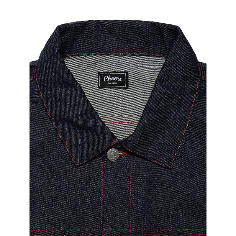 (R) DENIM JACKET -NAVY-