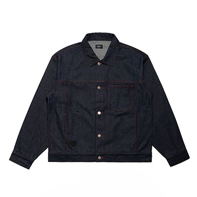 (R) DENIM JACKET -NAVY-