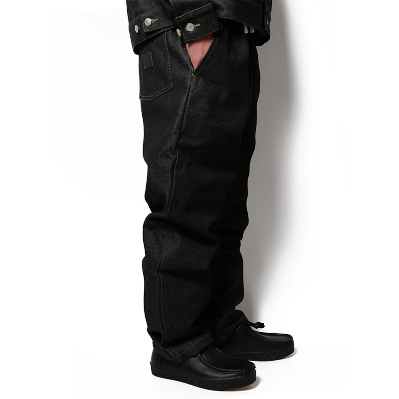 (R) DENIM TEPS -BLACK-