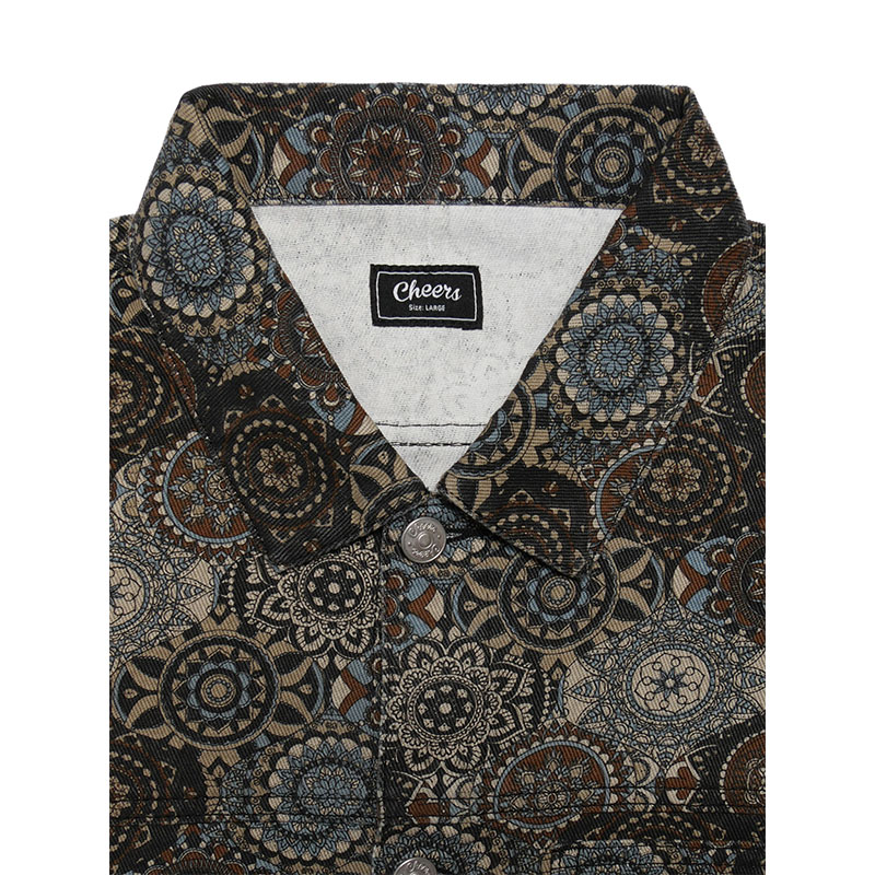 PATTERN JACKET -MULTI-