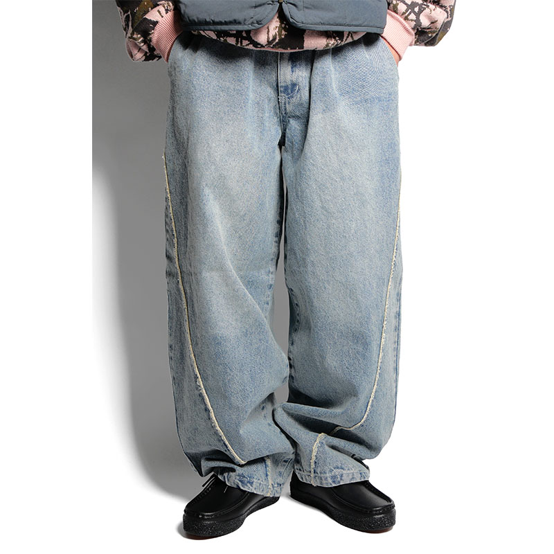 SBL DENIM PANTS -W.INDIGO-